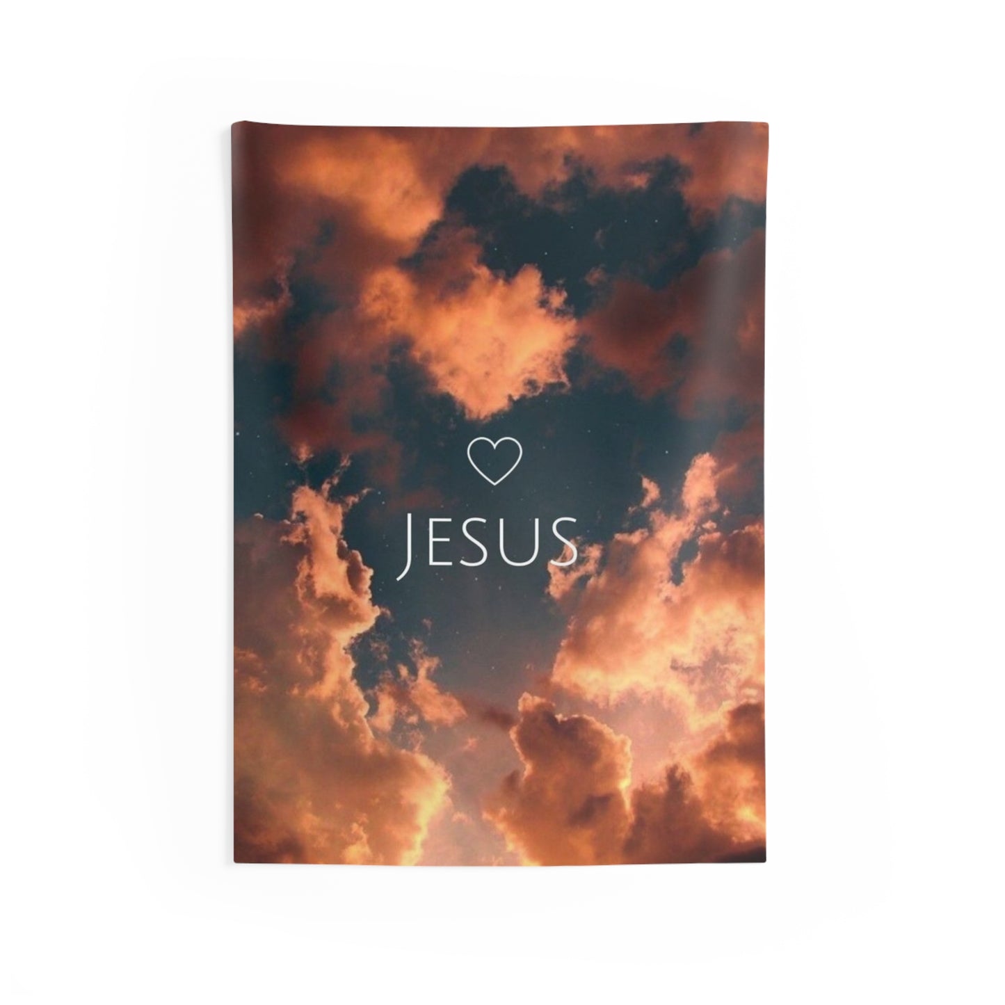 Love Jesus Indoor Wall Tapestry - Image #0