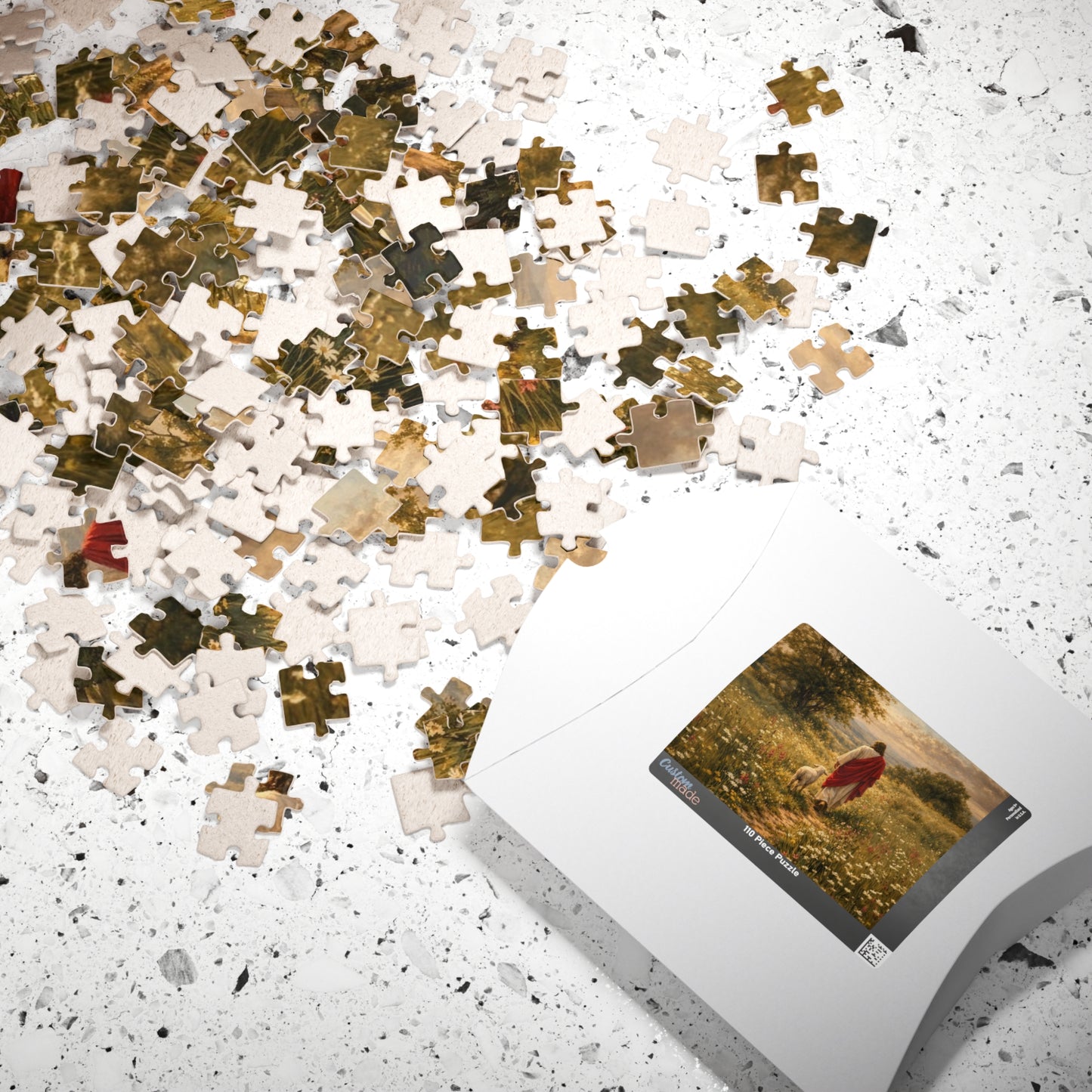 Jesus as The Good Shepherd Puzzle — Scenic Christian Jigsaw (110–1014 pcs)