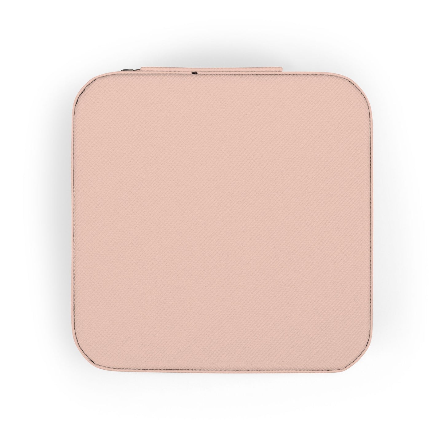 Compact Jewelry Travel Case — Soft Pink Organizer with Ezekiel 16:12-13