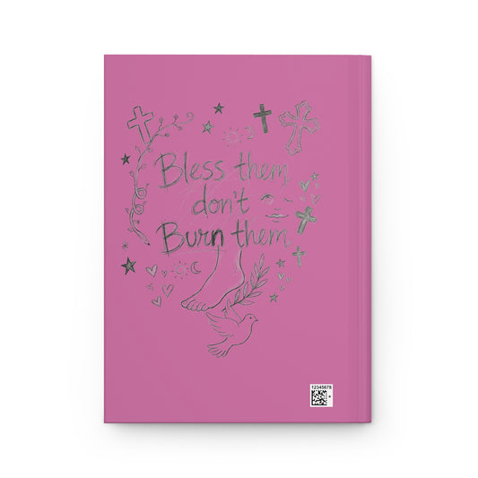 Bless Book Hardcover Journal — Pink Christian Prayer & Gratitude Notebook