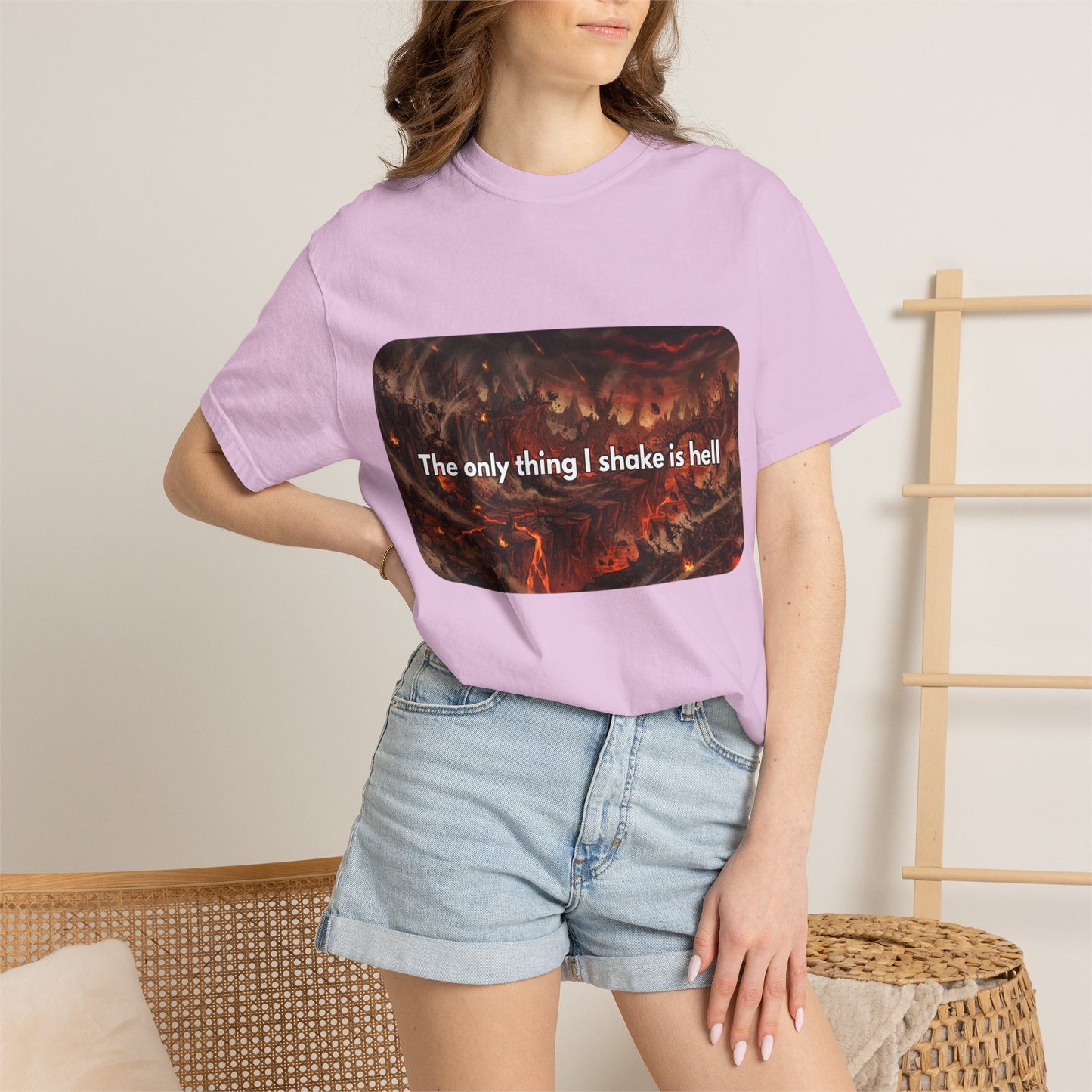 "The only thing I shake is hell" T-Shirt