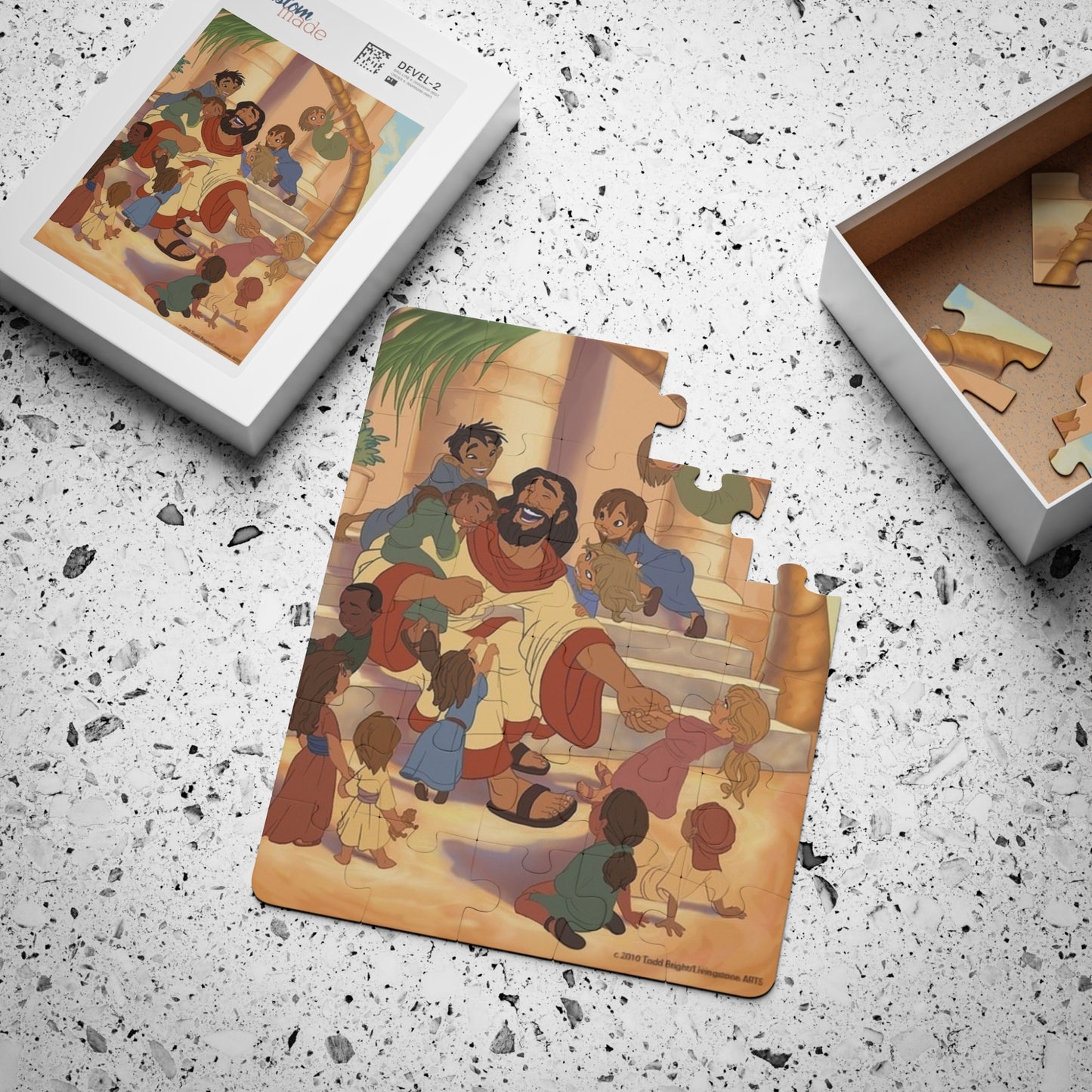 Children's Bible Puzzle — 30-Piece Jesus with Children Jigsaw (Christian Kids Gift)