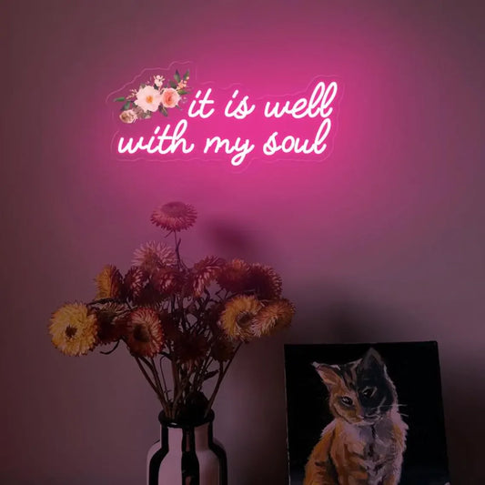 Inspiring Neon Wall Sign